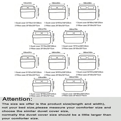 3PCS Khaki Duvet Cover Set Ball Comforter Cover Geometric Line Bed set soft lightweight Down Bedding Set for All season