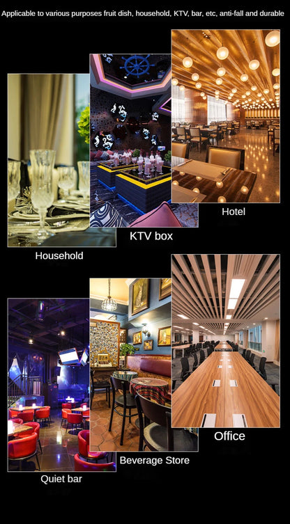 5PCS Acrylic Juice Glass Colorful Diamond Water Glass Hotel Restaurant Wine Drink Cup Home Party Supplies