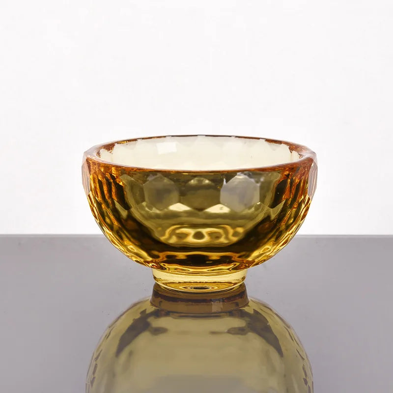 Colorful Heat-Resistant Glass Bowl - Anti-Scalding Crystal Dessert Bowl