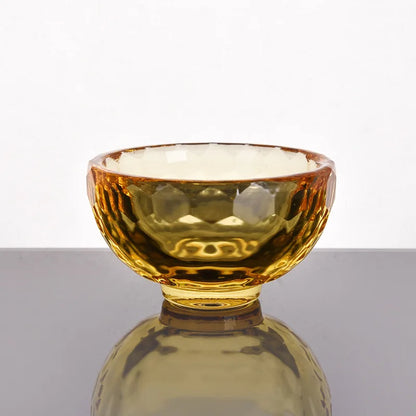 Colorful Heat-Resistant Glass Bowl - Anti-Scalding Crystal Dessert Bowl