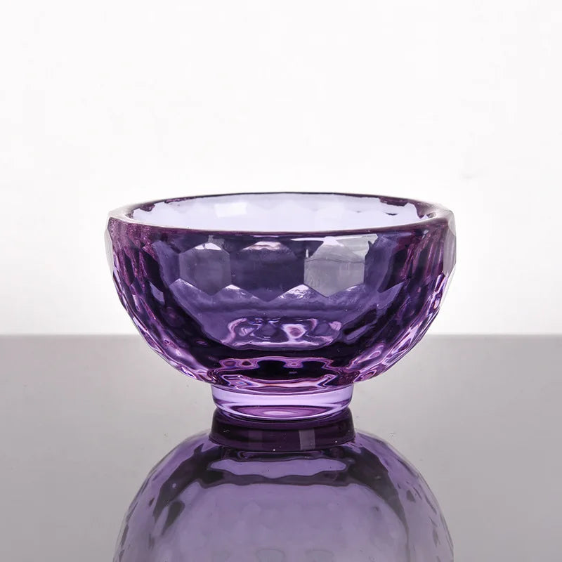 Colorful Heat-Resistant Glass Bowl - Anti-Scalding Crystal Dessert Bowl