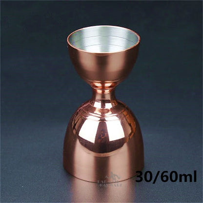 Cocktail Shaker Bar Set 4 Pieces - Silver/Copper/Gold Plated Bartender Kit