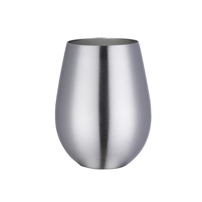 500ml Stainless Steel Beer Tumbler - Rose Gold Metal Drinking Cup for Bar & Outdoor