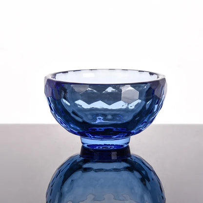 Colorful Heat-Resistant Glass Bowl - Anti-Scalding Crystal Dessert Bowl