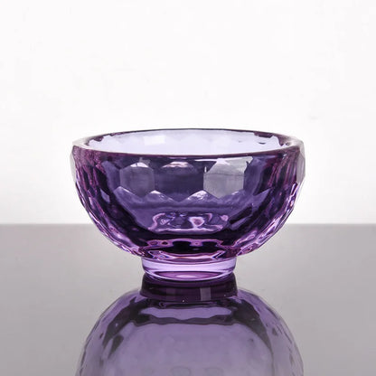 Colorful Heat-Resistant Glass Bowl - Anti-Scalding Crystal Dessert Bowl