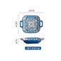 Baroque Ceramic Bowl Set - Creative Rice Soup Noodle Bowl with Handle