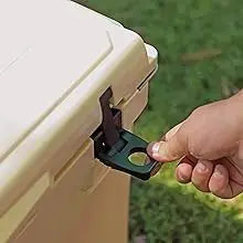 45 Quart Towable Ice Chest Cooler with Wheels - Pro Tough Roto Molded Outdoor Camping Cooler