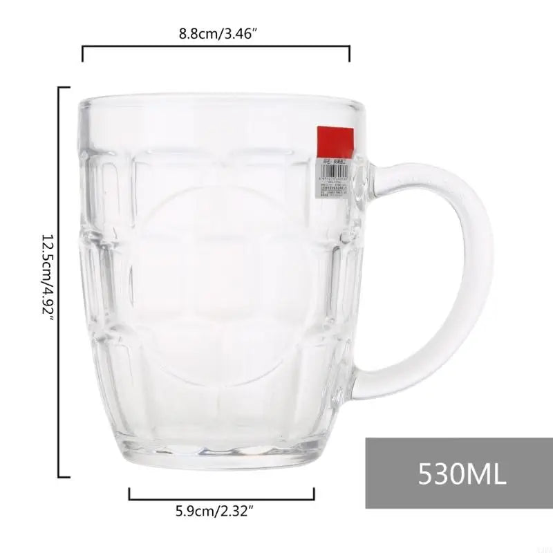 A3PA Shatterproof Acrylic Beer Mug Milk Coffee Water Mug Kitchen Drinkware Reusable