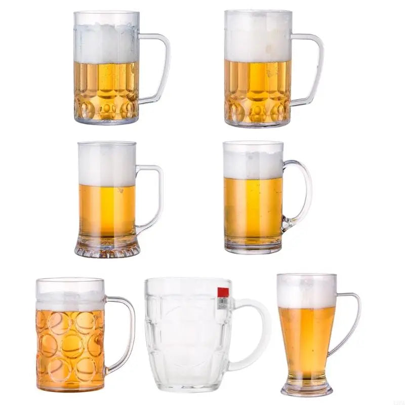 A3PA Shatterproof Acrylic Beer Mug Milk Coffee Water Mug Kitchen Drinkware Reusable