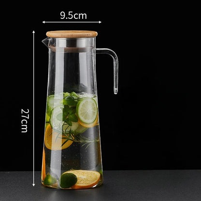 Drinkware Transparent Kettle Lemonade Container Cold Beverage Dispensing Jug for Water Beverage Acrylic Dispenser Jug With Lid