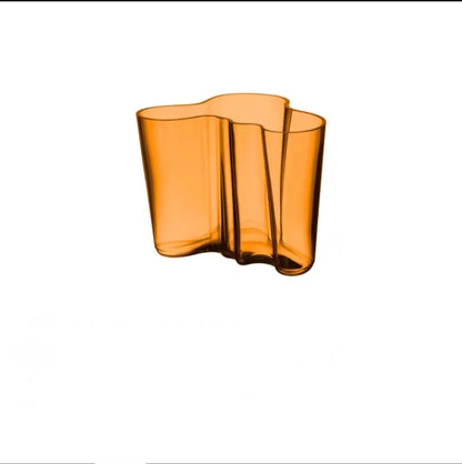 Ins Style Glass Vase Living Room Dried Flowers Glass Transparent Dill Home Decoration Accessories Wide Mouth Flower Vases