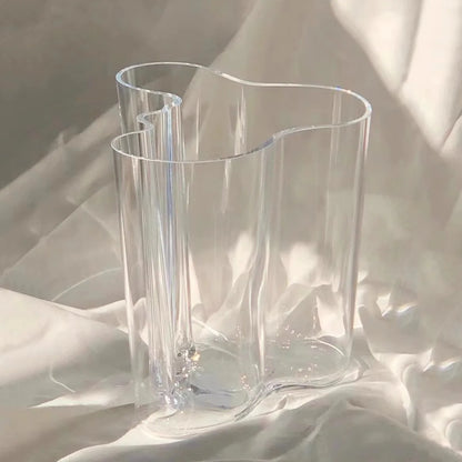 European Glass Vase - Modern Hydroponic Plant Vase for Weddings & Events