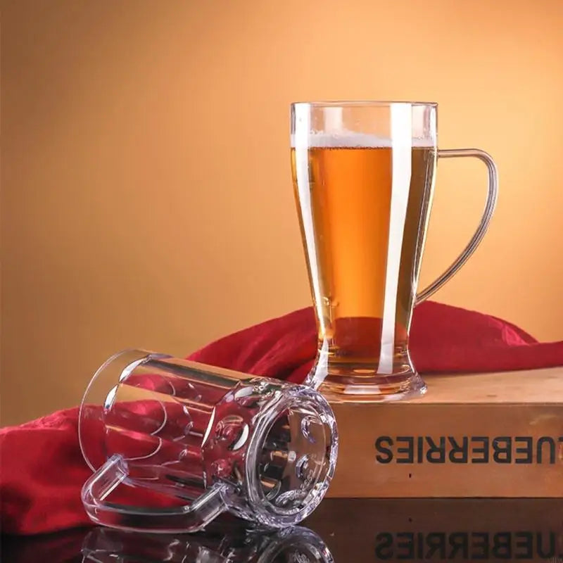 A3PA Shatterproof Acrylic Beer Mug Milk Coffee Water Mug Kitchen Drinkware Reusable