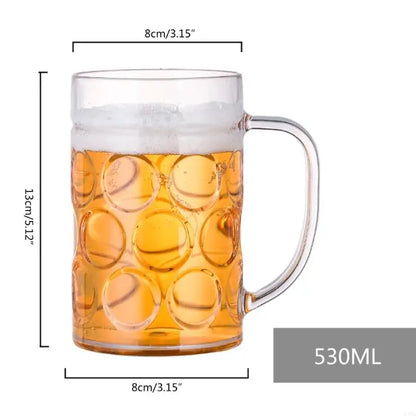 A3PA Shatterproof Acrylic Beer Mug Milk Coffee Water Mug Kitchen Drinkware Reusable