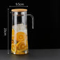 Drinkware Transparent Kettle Lemonade Container Cold Beverage Dispensing Jug for Water Beverage Acrylic Dispenser Jug With Lid