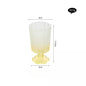 220ml Glass Colorful Flower Shaped Vase Plant Flower Arrangement Ornament Wine Glass Tea Drinking Glass Bar Drinkware Glass Cup