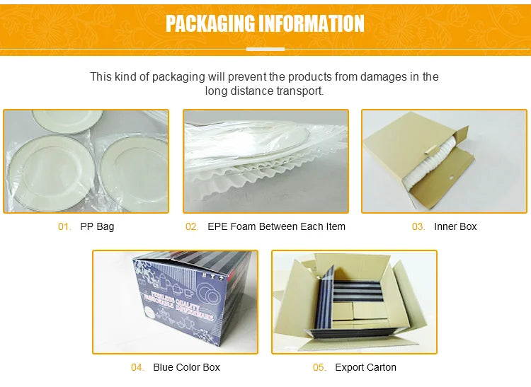 24pcs Germany 24K handmade gold top quality embossed gold decoration dinner dish plate set  bowl sets with gift packing