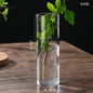 Glass Flower Vase desk decoration Modern Small Cylinder Flower Centerpiece Vases for Home Office Wedding Table