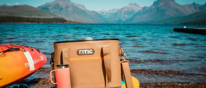 RTIC Ultra-Light 52 Quart Hard Cooler Insulated Portable Ice Chest Box for Beach, Drink, Beverage, Camping, Picnic, Fishing, Boa