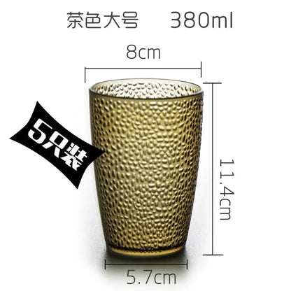 5PCS Acrylic Juice Glass Colorful Diamond Water Glass Hotel Restaurant Wine Drink Cup Home Party Supplies