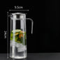 Drinkware Transparent Kettle Lemonade Container Cold Beverage Dispensing Jug for Water Beverage Acrylic Dispenser Jug With Lid