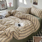 Bed Linen Bed Sheets Set Stripes Dots Duvet Cover Set Quilt Cover Bed Sheet Quilt Sets Queen Size INS Blogger Comforter Sets