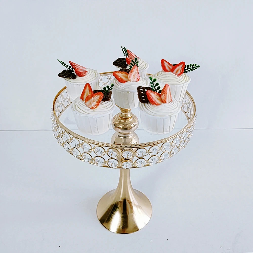 1 Pcs/lot Crystal Clear Acrylic Round Cylinder Display Nesting Riser Stands Dessert Display cupcake plate Food Platter Tray