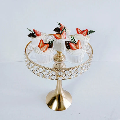 1 Pcs/lot Crystal Clear Acrylic Round Cylinder Display Nesting Riser Stands Dessert Display cupcake plate Food Platter Tray