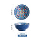 Baroque Ceramic Bowl Set - Creative Rice Soup Noodle Bowl with Handle