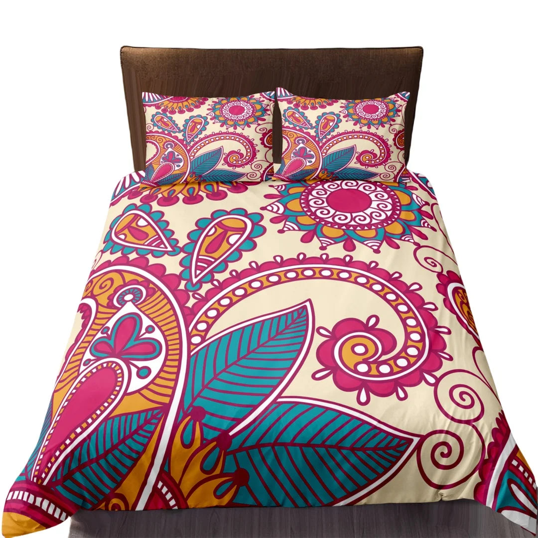 Bedding Set Rose Red Flower Pattern Duvet Cover Kids Adult Bed Set Room Decor Four season duvet cover 1pcs ,with1-2 Pillowcases