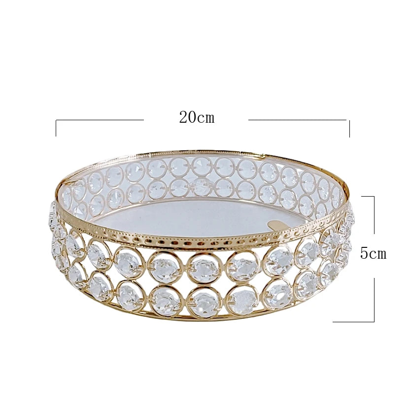 1 Pcs/lot Crystal Clear Acrylic Round Cylinder Display Nesting Riser Stands Dessert Display cupcake plate Food Platter Tray