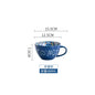 Baroque Ceramic Bowl Set - Creative Rice Soup Noodle Bowl with Handle