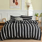 Black and White Bedding Set for Double Bed sabanas cama matrimonial Queen/King Comforter Sets Single Duvet Cover with Pillowcase