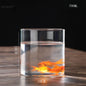 Glass Flower Vase desk decoration Modern Small Cylinder Flower Centerpiece Vases for Home Office Wedding Table