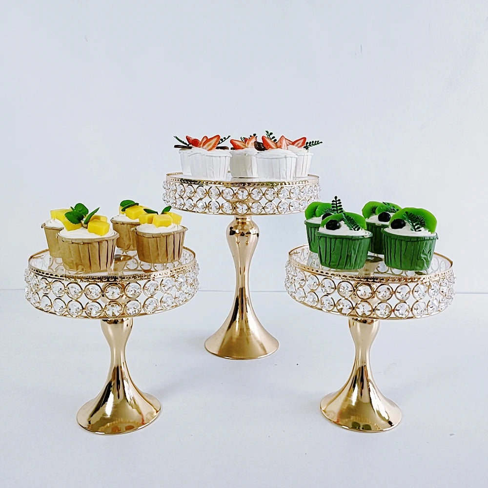 1 Pcs/lot Crystal Clear Acrylic Round Cylinder Display Nesting Riser Stands Dessert Display cupcake plate Food Platter Tray