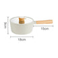 Korean Ceramic Non-Stick Wok - Milk Pot Frying Pan for Induction & Gas Stove