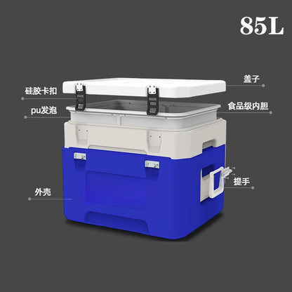 food grade PU foam JUMBO Ice Chest Containers 150L fishing camping Insulated Cooler Box For Wholesale