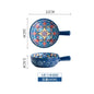 Baroque Ceramic Bowl Set - Creative Rice Soup Noodle Bowl with Handle