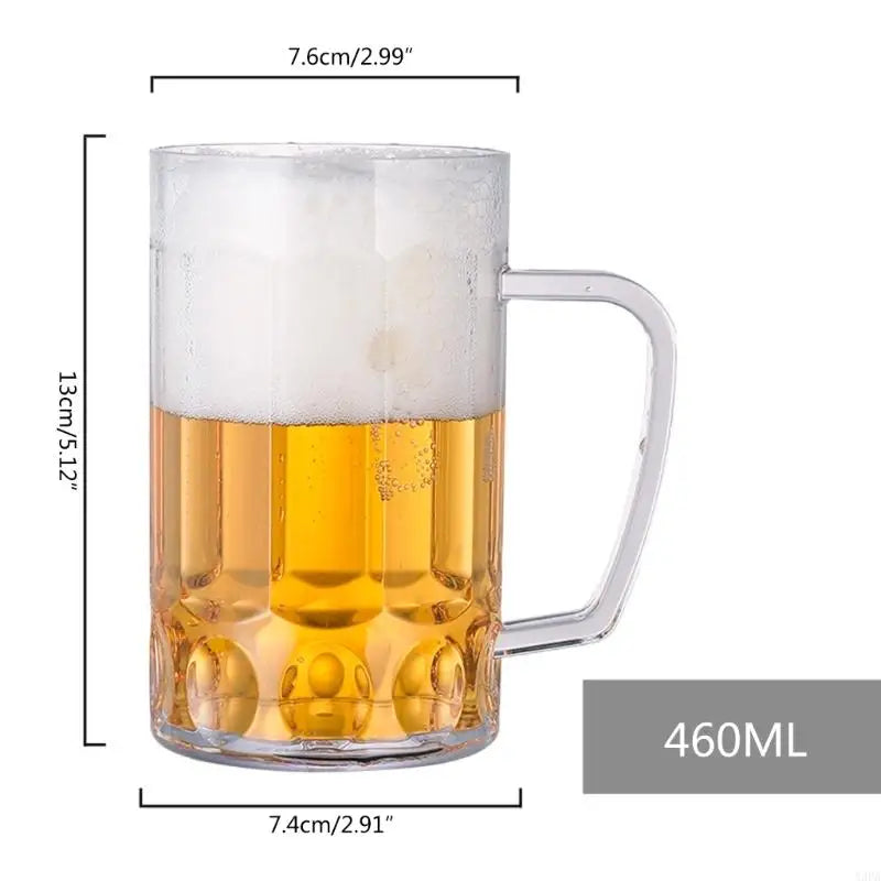 A3PA Shatterproof Acrylic Beer Mug Milk Coffee Water Mug Kitchen Drinkware Reusable
