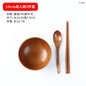 Japanese Wooden Tableware Set Bowl Chopsticks Spoon Tray Solid Wood Children's Tableware Set Tableware Kitchen Accessories