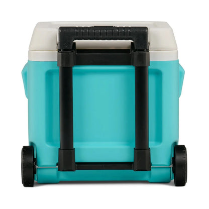 16 QT Laguna Hard Sided Ice Chest Roller Cooler, Aqua Blue