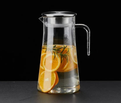 Drinkware Transparent Kettle Lemonade Container Cold Beverage Dispensing Jug for Water Beverage Acrylic Dispenser Jug With Lid