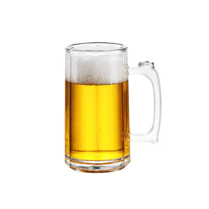 Drinkware Acrylic Beer Mug Transparent Anti-fall Beer Cup Plastic Unbreakable Water Cup Bar