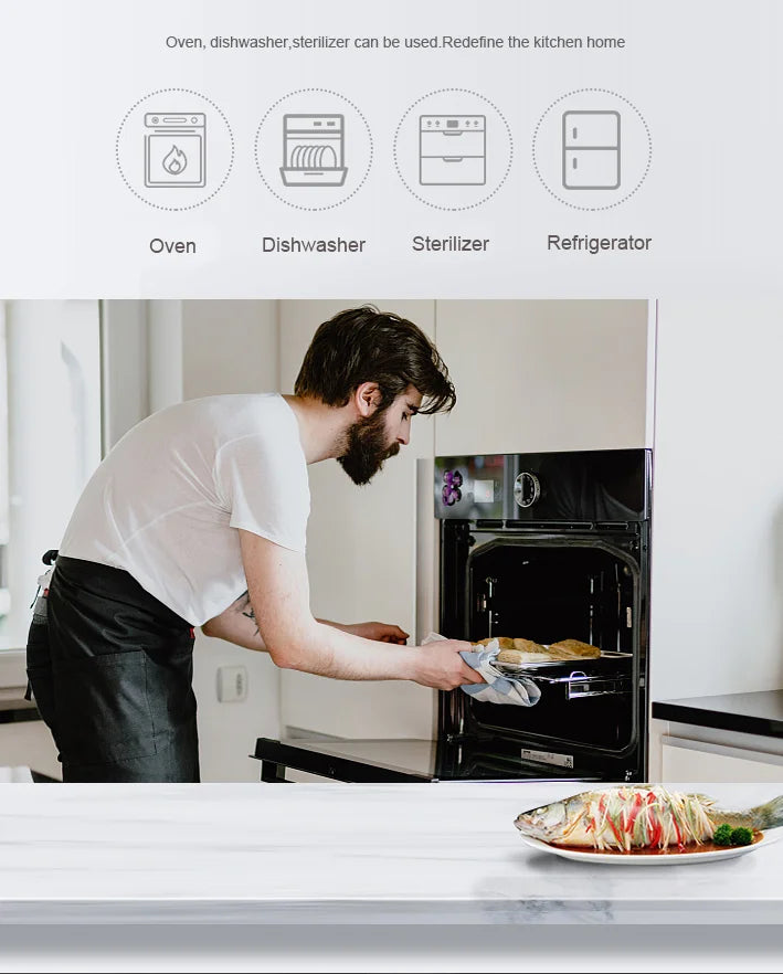 Bone China Platinum Dinner Set - Gold Rim Porcelain Soup Plates & Bowls