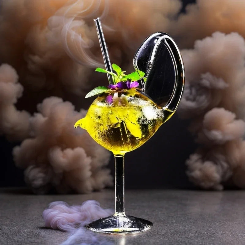 Glass Cocktail Glasses Barware Creative Quirky Red Wine Champagne Goblet Octopus Swan Party Drinkware