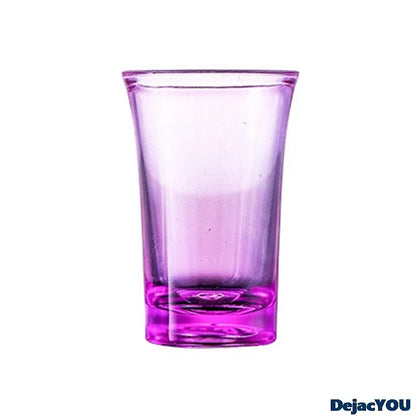 35ml Thick Bottom Shot Glass Bar White Wine Cup Color Cups Portable Drinkware Acrylic Plastic Cup Party Drinking Games