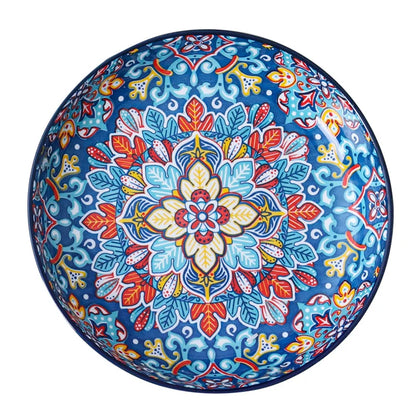 Baroque Ceramic Bowl Set - Creative Rice Soup Noodle Bowl with Handle