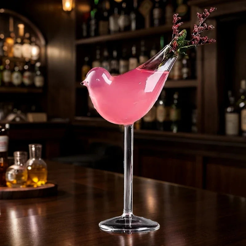 Glass Cocktail Glasses Barware Creative Quirky Red Wine Champagne Goblet Octopus Swan Party Drinkware