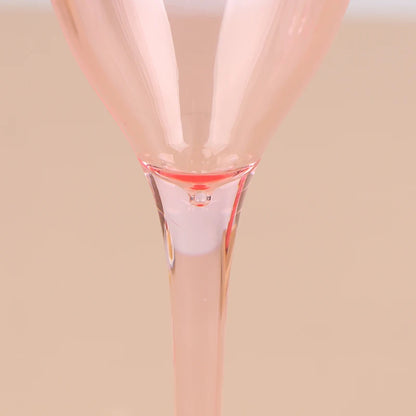 5Pcs 5oz/5.5oz Acrylic Champagne Goblet Glasses Cup Transparent Cocktail Glass Cups Anti-fall Goblet For Bar Pub Club Drinkware