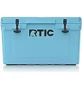 RTIC Ultra-Light 52 Quart Hard Cooler Insulated Portable Ice Chest Box for Beach, Drink, Beverage, Camping, Picnic, Fishing, Boa